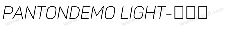 PantonDemo Light字体转换